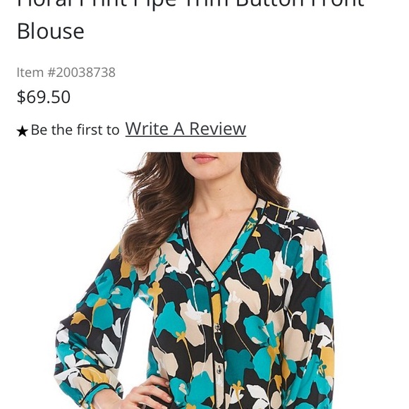 Calvin Klein blouse - Picture 2 of 6